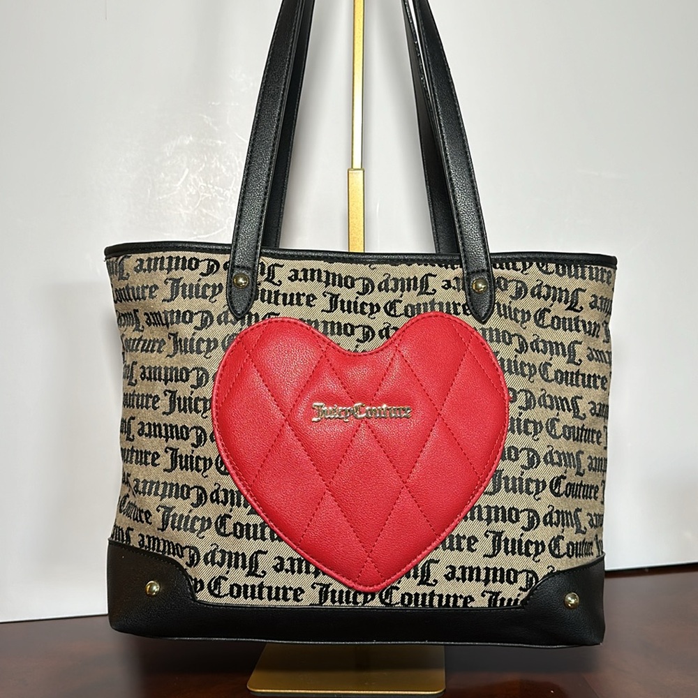 Juicy Couture Black and light brown Women's purse.